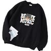 Sudadera de cuello redondo estilo Hong Kong de otoño temprano de Oso Fresa de dibujos animados para mujer, camiseta de manga larga, chaqueta delgada de color sólido, suministro para puesto de hombre
