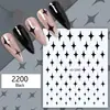 Comercio exterior caliente cuatro manicura estrella pegatinas de uñas patrón de manicura estrella pegatinas de uñas decoraciones al por mayor