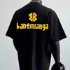 Camiseta de Manga Corta Suelta de Peso Pesado de Fábrica de Marca de Moda para Hombre Suministro en Vivo Cadena de Suministro Top Corto de Manga Corta de Primavera Verano con Letras