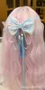 Doble Mariposa Retro Cerámica Azul Cinta Pinza para el Cabello Infantil Ropa China COS Accesorios para el Cabello Accesorios para la Cabeza de Espectáculo de Bebé