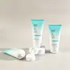 Envase de tubo personalizado para limpiador facial: Diámetro de 50 mm, tapa abatible, tipo exprimidor, con impresión offset, para limpiadores faciales, productos para el cuidado de la piel y cosméticos