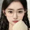 Gafas Presbiterianas de Celebridad de Internet de Moda Gafas Antiguas de Alta Definición Jóvenes de Moda Montura Grande Terminadas Gafas Presbiterianas Anti-Luz Azul para Hombres y Mujeres