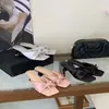 Sandálias de Salto Alto Abertas no Dedo do Pé de Nicho Estilo Francês para Mulheres 2026 Novo Modelo com Laço Salto Fino Chinelos Slip-On para Mulheres para Uso Externo de Verão