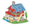 Nuevo Rompecabezas Estéreo 3D de Villa Estilo Europeo Juguetes Intelectuales DIY para Niños Regalos de Guardería Rompecabezas Familiar