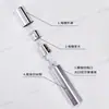 5ml 10ml 12ml 15ml Botella de Vacío con Atomizador Plata Cepillada Galvanizada UV Botella para Muestras de Prensa Botella Dosificadora de Vacío