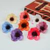Flor de amapola de otoño artificial al por mayor Guirnalda Accesorios para tocado hechos a mano Multicolor Flor pequeña Flor decorativa para sombrero Flor de seda