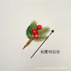 Agujas de Pino Artificiales, Bayas Navideñas, Bayas Rojas de Espuma, Piñas Naturales, Bayas Rojas Artificiales, Decoración para el Hogar, Exclusivamente para Suministro Transfronterizo