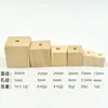 Accesorios de Joyería DIY 13-30mm Color Madera Cuadrado Cuadrado Cuentas de Madera Cuadrado Bloque de Madera Color Madera Cuentas Sueltas Venta al por Mayor