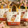 Bolsa de Regalo Gente de las Estrellas Personalizada Temporada de Regreso a Clases de Jardín de Infancia Bolsa de Regalo para el Día del Niño Bolsa de Lona con Dibujos Animados Recuerdo de Cumpleaños