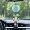 Colgante de perfume de coche de fábrica Xiangyun, calabaza de loto de jade verde, colgante creativo para decoración de coche, accesorios para coche al por mayor