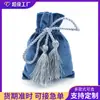 Fabricante Original Wholesale Personalizado Terciopelo Borla Bolsa de Dulces de Boda Bolsa de Terciopelo para Joyería Empaque con Cordón para Perfume