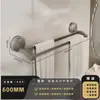 Barra de Toalla con Ventosa Baño Sin Taladro Barra Colgante para Toallas de Baño Montaje en Pared Estante de Almacenamiento Interior Trasera de Puerta Ventosa Pared Varillas Simples y Dobles