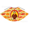 Fábrica de Capas Infantiles Personalizadas Europeas y Americanas para Acción de Gracias Capas Infantiles de Pavo para Acción de Gracias con Cordones Hechas a Medida