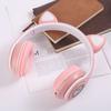 Fone de Ouvido Bluetooth Sem Fio com Graves Pesados Fone de Ouvido Colorido com Orelhas de Gato Fone de Ouvido para Jogos Fone de Ouvido para Música Mz39M
