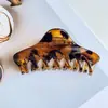 Novo Estilo Presilha de Cabelo Elegante de Osso de Dragão em PC para Mulheres, Presilha de Garra Simples e de Alta Qualidade para Penteados Presos na Parte de Trás da Cabeça, Acessório de Cabelo Tipo Presilha de Tubarão