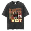 Nueva Camiseta Kanye West Hip Hop Rapero Moda Hombres Mujeres Streetwear