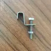 Fivela de grade de PRFV tipo M grampo de instalação de grade de malha conector de grade de árvore clipe de fixação l c fixador