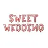 Conjunto de Presente para Noivado e Casamento com Letras em Inglês 'Love', Balões de Alumínio para Decoração de Casamento