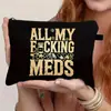 Nueva Bolsa para Guardar Medicamentos, Bolsa para Guardar Cables, Neceser Portátil de Gran Capacidad, Bolsa de Maquillaje