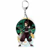 Chaveiro Atacado Demon Slayer Mercadoria de Anime Pingente Dupla Face em Acrílico Bem-vindo a Nos Enviar Seu Design para Placas de Suporte