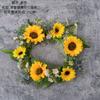 Sueño de Rosa Sombra Danza de Mariposas Girasol Anillo Flor Simulada Decoración del Hogar Flor Boda Flor de Mano Ramo de Flores Decoración de Pared CF02020