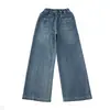 Pantalones de mezclilla de moda para niñas otoño 2026 nuevo estilo para niñas mayores primavera y otoño pantalones casuales de pierna recta pantalones para niños