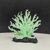 Simulación de árbol de coral de tamaño pequeño, decoración de pecera de PVC, adornos de hierba de coral, acuario, explosiones de coral fluorescentes, micropaisaje