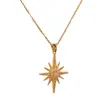 Collar Colgante Exquisito de Moda Versátil de Zirconia Starburst Japonés Coreano Cadena para Clavícula de Temperamento Lujo Ligero Simple para el Viaje Diario Cadena para Clavícula Mujeres