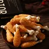 Huayuan Hoopet Premios para Perros Pata de Pollo Hueso de Calcio Palo de Entrenamiento Interactivo Recompensa para Cachorros y Perros Pequeños Palitos para Masticar Snacks