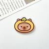 Dibujo Lindo Capibara Capibala Parche Acrílico DIY Tarjeta para el Cabello Broche Insignia Pegatina para Refrigerador Accesorios