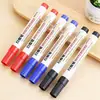 Marcador de Pizarra Borrable Uso Maestro Base Agua Negro Niños Colorido Rojo Azul Pluma para Pizarra de Dibujo Pluma para Pizarra Negra Venta al por Mayor