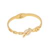 [Bingmeng] pulsera de cruz de flor de diamantes completos acero inoxidable pulsera árbol de la vida joyería transfronteriza B518