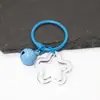 Llavero Transparente de Acrílico Personalizado Color Caramelo Estrella de Cinco Puntas Campana Lindo Accesorio Colgante para Mochila Bolsos de Pareja