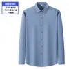 Camisas Profesionales de Modal para Hombre y Mujer Conjunto de Manga Larga para Hombre Camisa de Verano Sin Planchar Resistente a las Arrugas Ropa de Trabajo Bordado Personalizado LOGOTIPO