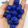Contas Redondas Acrílicas Gradiente de Duas Cores de 16mm com Furos Retos, Contas Soltas para Fazer Manualidades DIY, Correntes de Celular, Pulseiras e Acessórios de Joias