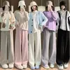 Pantalones para mujer embarazada, estilo primavera y otoño, pantalones casuales de pierna ancha para uso al aire libre, adecuados para figuras petite, pantalones rectos de invierno con forro de polar y engrosados, colección de otoño