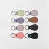 Llavero Sencillo de Cuero Cuerda de Cuero de Moda Cadena para Llavero de Coche de Pareja Llavero Personalizado Colgante para Bolso