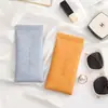 Bolsa para Gafas con Cubierta de Tela, Caja de Almacenamiento para Gafas de Sol de Mujer, Bolsa para Ojos Antipresión con Cierre Automático para Gafas de Sol, Estilo Retro