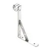 Haste de Secagem de Roupas Montada na Lateral de Aço Inoxidável Suporte Triangular para Varanda Parede Externa Instalação Fixa Fora da Janela de Sacada Haste Única Haste Dupla Suporte Triangular