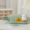 Estuche de Lápices de Dibujos Animados Ins Chica Japonesa Gran Capacidad Simple Nicho Escuela Primaria Escuela Secundaria Bolsa de Papelería para Niña Bolsa para Lápices