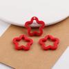 Estrela de Cinco Pontas Acrílica Perfurada Colorida de 30mm DIY Feito à Mão Pingente Miçangas Material para Joias Acessórios
