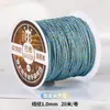 Corda de algodão torcida à mão estilo Xizang 20m para artesanato DIY, pulseiras, terços budistas com contas e contas de corda de algodão para atacado