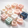Colección de Cajas de Regalo de Lujo para Pasteles de Grado Alimenticio, Caja de Empaque para Pasteles Portátil con Apertura de Ventana, Admite Diseños Personalizados en Lotes Pequeños