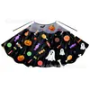 Trajes Infantis Halloween 2026 Estampados Acessórios de Baile Fantasia com Cadarço Capa de Bruxa Fantasma