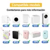 Papel Térmico Popular de Núcleo Pequeño Cuatro Pruebas Transfronterizo Etiqueta Adhesiva Colorida D30 P15 Etiqueta Impermeable