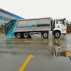 Camión compactador de basura trasero Jianghuai 9-10 con mecanismo de vuelco opcional para la recolección y transporte de basura sanitaria