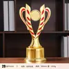Trofeo Popular de Estrella de Cinco Puntas de Aleación de Zinc Chapado en Metal Premios Artesanía Metálica Adorno de Estrella Insignia