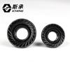 Tuerca de brida de acero inoxidable 304 negro diente antideslizante antiflojamiento con arandela tapa de rosca M3M4M5M6M8M10 ~ m16
