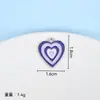 Colgante de Flor con Forma de Corazón Multicolor Aleación de Esmalte Accesorios de Joyería DIY Materiales Ecológicos Fábrica Colgante Accesorios Personalización