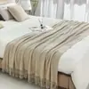 Manta de Sofá Manta Estilo Ins Manta para Cochilo no Escritório Xale Manta para Ar Condicionado Decoração de Cama e Café da Manhã Cama Toalha de Cabeceira